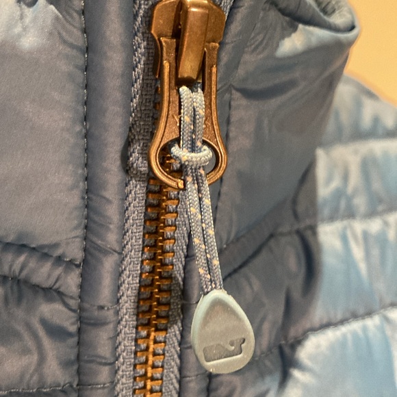 Vineyard vines puffer packable vest blue M - Picture 2 of 16